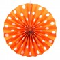 Веерный круг (картон) 30см (оранжевый 0011)